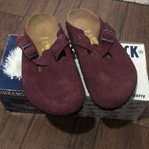 BRAND NEW! Suede Ruby Boston Birkenstock
